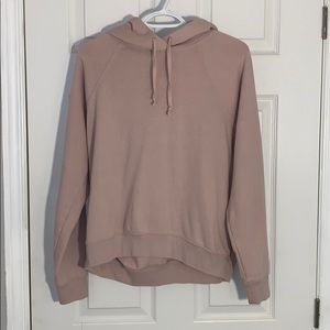 Aritzia light pink hoodie